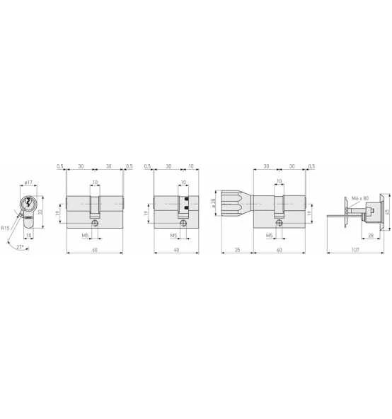 ABUS Türzylinder A93NP NG 35/80 Vs. 5 ABUS Türzylinder A93NP NG 35/80 Vs. – Bild 5