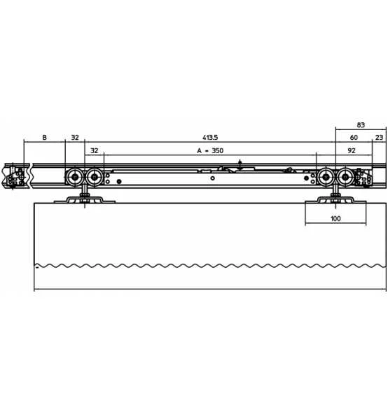 GEZE Einzugsdämpfung Perlan 140 SoftStop 80kg EV 1 Erweiterungs-Set 750-1290mm 3 GEZE Einzugsdämpfung Perlan 140 SoftStop 80kg EV 1 Erweiterungs-Set 750-1290mm – Bild 3