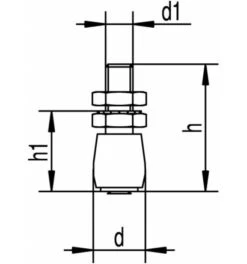 HELM Schiebetor-Führungsrolle, 549 S, Für U-Schiene 540, Stahl 8 HELM Schiebetor-Führungsrolle, 549 S, Für U-Schiene 540, Stahl -Abus Geschaft fuehrungsrolle fuer schiebetor 1089200 czm