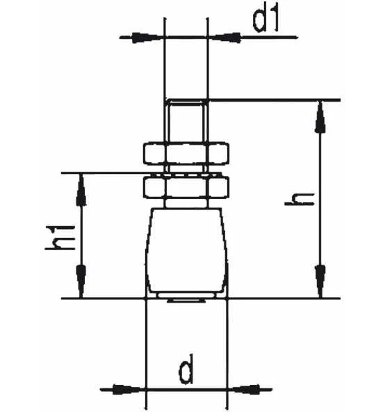 HELM Schiebetor-Führungsrolle, 449 S, Für U-Schiene 440, Stahl 2 HELM Schiebetor-Führungsrolle, 449 S, Für U-Schiene 440, Stahl – Bild 2