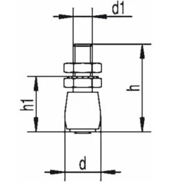 HELM Schiebetor-Führungsrolle, 549 S, Für U-Schiene 540, Stahl 9 HELM Schiebetor-Führungsrolle, 549 S, Für U-Schiene 540, Stahl -Abus Geschaft fuehrungsrolle fuer schiebetor 312659 czm
