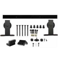 Intersteel Schiebesyst.450100 100kg 2000mm Schwarz HLT 38-40mm Kompletts.