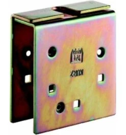 HELM Schiebetor-Verstärkungslasche, 498, FürProfür-Nr. 300, H107 Mm, L100 Mm, S3 Mm, Stahl