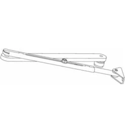 Gestänge ECturn Silber Leibungstiefe 90-200mm F.GEZE ECturn GEZE