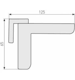 ABUS Türschließer 2603 S CL/DFNLIESPP -Abus Geschaft oben tuerschliesser allgemeine tueren 1 fluegelig 1586338 czm