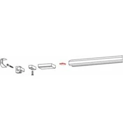 Öffnungsbegrenzung Für Gleitschiene TS 90 Impuls