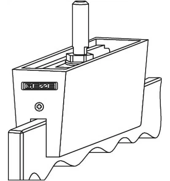 GEZE Glasklemmplatte EV1 B.140kg 1 GEZE Glasklemmplatte EV1 B.140kg