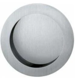 FSB ZT-Schiebetürmuschel, Of., OL, DIN Links-Rechts, ER, Mod. 4252, Matt Edelstahl