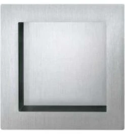 FSB ZT-Schiebetürmuschel, Of., OL, DIN Links-Rechts, ER, Mod. 4253, Matt Edelstahl