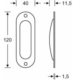 Abus Geschaft -Abus Geschaft schiebetuermuschel 117226 czm 1