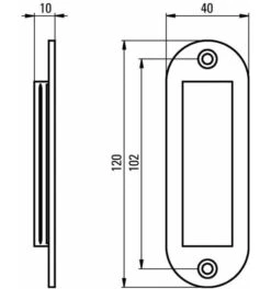 Abus Geschaft -Abus Geschaft schiebetuermuschel 1535982 czm
