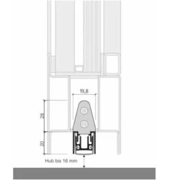Planet Türabsenkdichtung MF FH Silikon 960 Mm + RD 50 DB 5 Planet Türabsenkdichtung MF FH Silikon 960 Mm + RD 50 DB -Abus Geschaft tuerautomatik 371829 czm