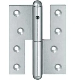 Simonswerk ZT-Türband, Mit Festem Stift, 2-tlg., Ruko, DIN L, Q1 140, Rollenl. 140 Mm, Verzinkt