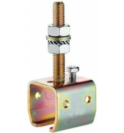 HELM Schiebetor-Muffe, 304, Höhenverstellbar, Mit Niveauausgleich, Stahl